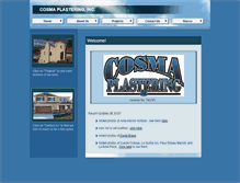 Tablet Screenshot of cosmaplastering.com